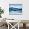 Indigo Range II (Mountain) by Annie Warren 20-in. W x 16-in. H. Canvas Wall Art Print Framed in Grey